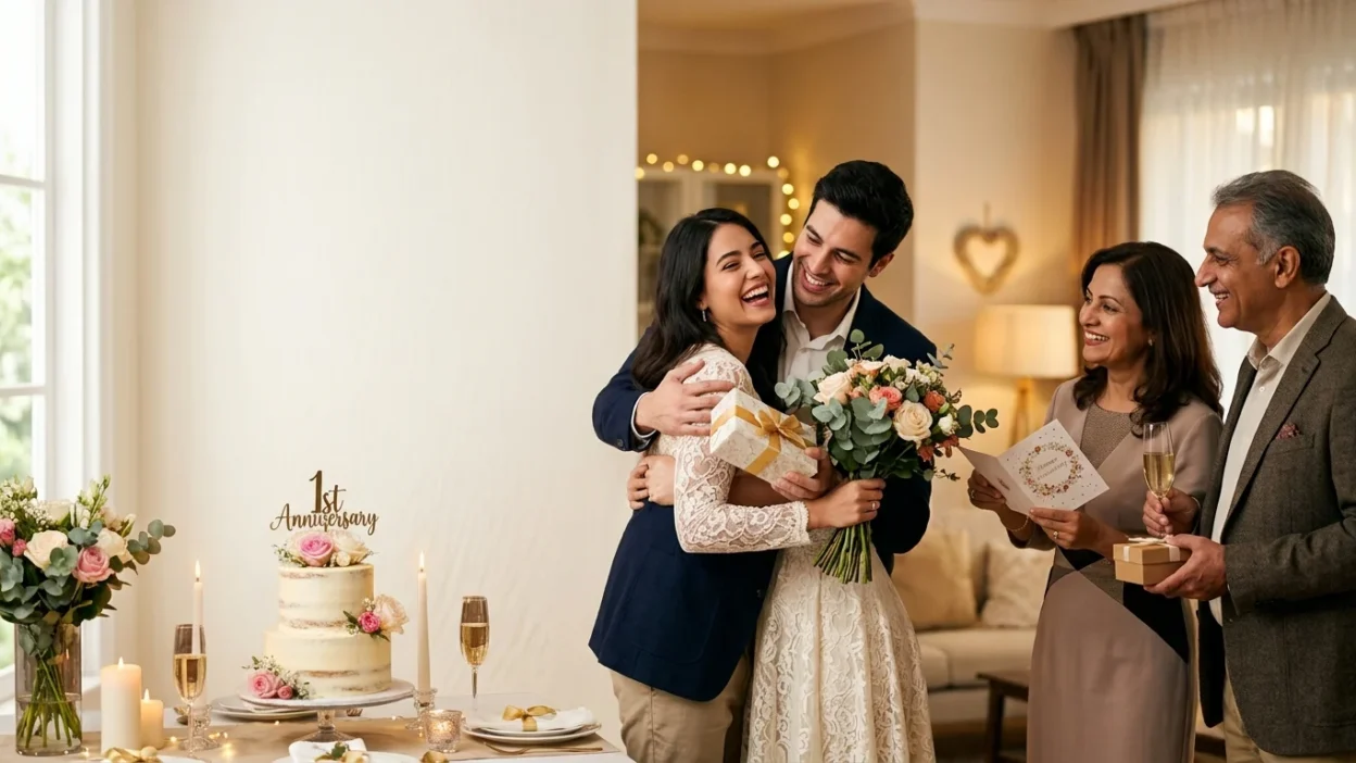 anniversary wishes for daughter and son in law